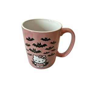 New Hello Kitty Halloween‎ Mug 17 Oz Pink Bat Cat Pumpkin